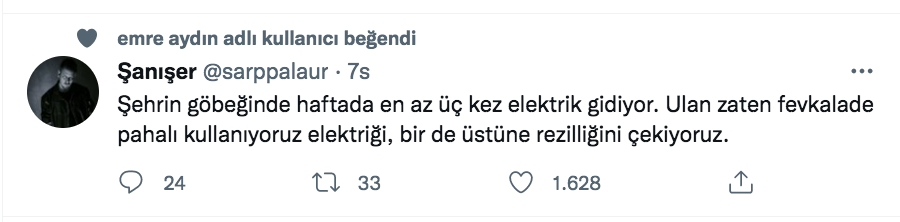 saniser den elektrik kesintilerine isyan